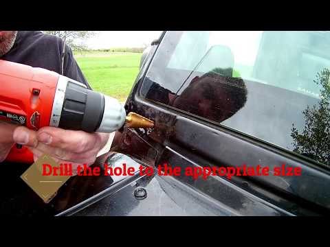 Fix a Jeep  Windshield Bolt with Rivet Nut (Rivnut)
