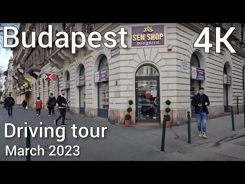 |4K| Budapest 🇭🇺 |🚙 Driving from SZENTIMREVAROS to District VIII 🚙 |Spring 2023 |GoPro