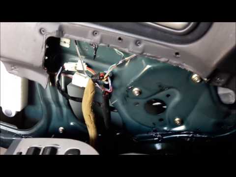Window motor and regulator replacement for a 2003 Mazda Protege