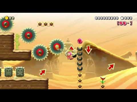 Super Mario Maker 2 - Heat Haze (Speed Run 20s 陽炎) - by せんきょうししゃ