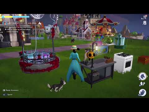 Getting on like cats and dogs (Lady Level 7 quest) - Disney Dreamlight Valley