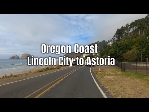 Oregon Coast 4 Hour Drive via Pacific Coast Highway 101 4k60