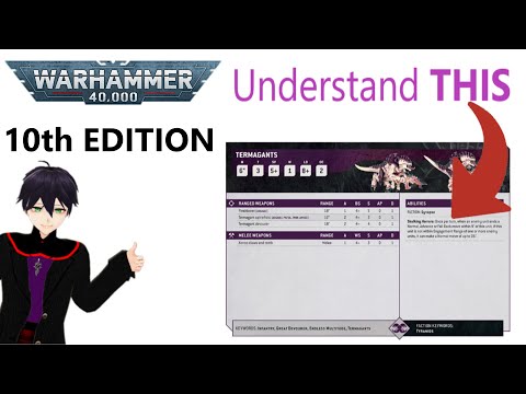 New 10th edition DATASHEET explained