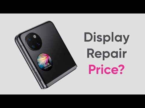 Huawei P50 Pocket foldable screen repair costs upto 600 euros 😊😊