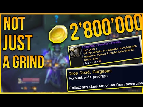 HOW MUCH?! - Unlocking Naxxramas Recipes & Tier 3 Transmog