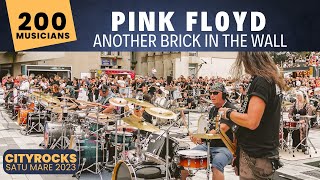 Another Brick in the Wall (PINK FLOYD) - 200 musicians (The biggest rock flashmob in Central Europe)