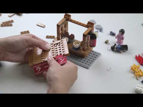 Building Sembo Block Ramen Stall 🍜 | 森宝积木601068拉面档搭建过程！