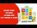 Sesame Street Advanced Coloring Book Flip Through Review