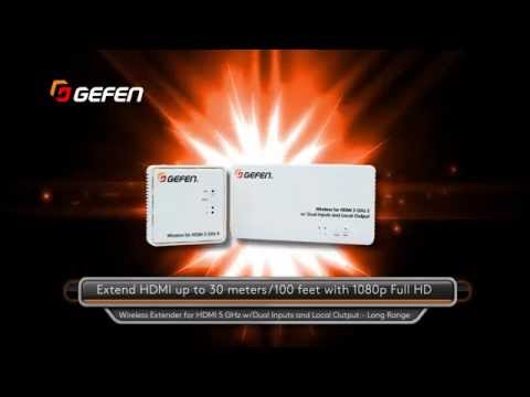 Gefen New Products 2015 - Wireless Extender for HDMI 5GHz  Long Range