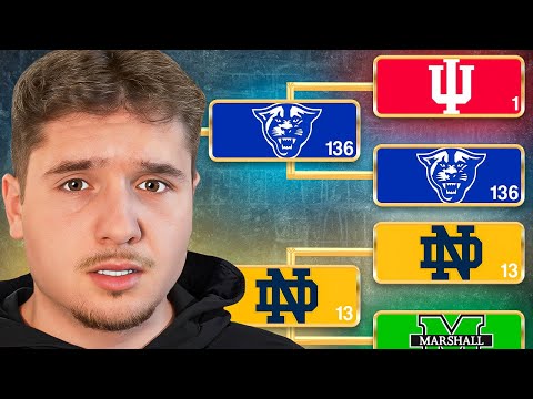 I Put 136 Teams in the College Football Playoff