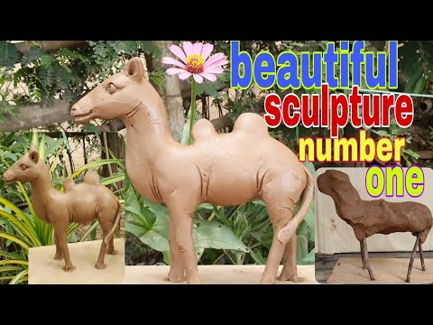 How to sculpting, clay sculpture with Camels easily.