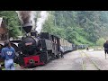 Cu Mocanita(steam train) pe Valea Wasser-ului, Maramures, Romania