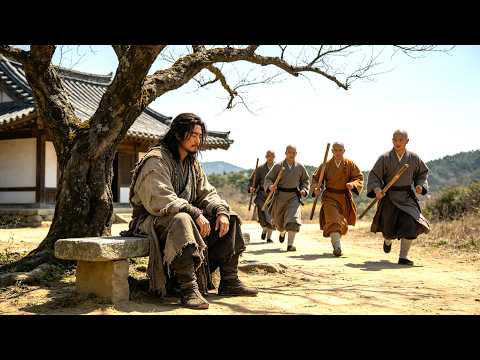 A ragged beggar is actually a top master, defeating a group of warrior monks with a single move!
