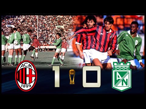 Milan 1 x 0  Atlético Nacional - Intercontinental 1989 - Jogo completo na integra