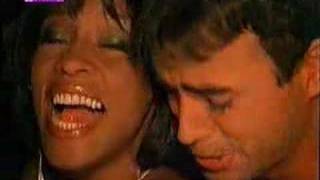 Enrique Iglesias &amp; Whitney Houston - Could I have this kiss forever!