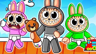 Having a LABUBU BABY FAMILY in Roblox!