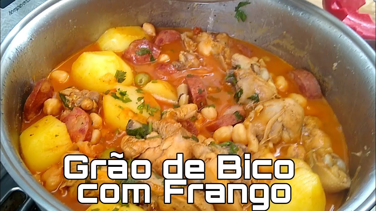 Grão de Bico com Frango