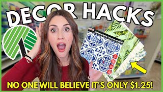 The GENIUS new way to use Dollar Tree wallpaper (everyone will be copying!!!)