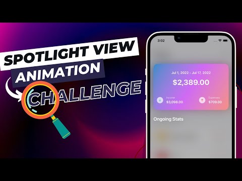 SwiftUI Spotlight View - App Walkthrough/Intro Animations - Xcode 14 - SwiftUI Tutorials