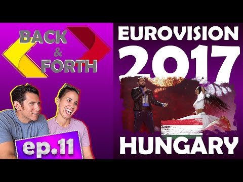 American and Puerto Rican react to Eurovision 2017 Hungary: Joci Papai Origo