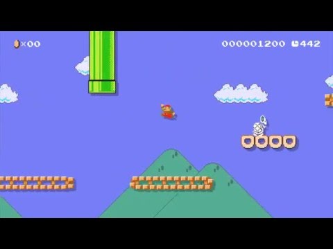 Super Mario Maker Level - Gotta Keep Moving