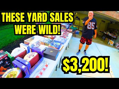 WE FOUND $3,223 IN VALUE AT COMMUNITY YARD SALES