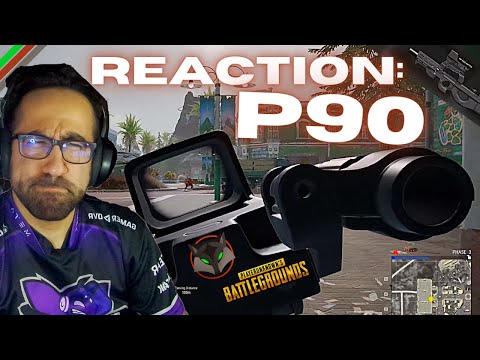 ObiWannCoyote Reacts to New P90 Gun - PUBG Reactions, Streamer Reactions to 13.2, PUBG 13.2 Patch