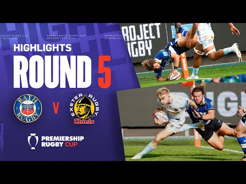 Bath v Exeter - HIGHLIGHTS | Brilliant Team Display! | Premiership Cup 2023/24