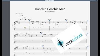 Hoochie Coochie Man rockschool debut grade guitar