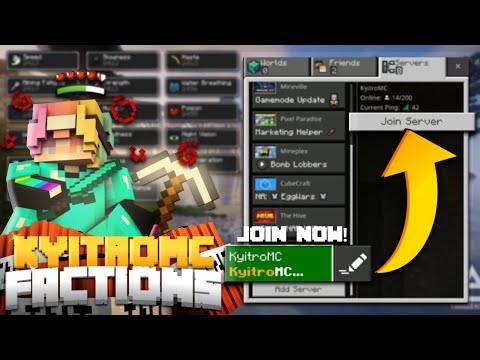 🔴 NEW BASE & ANARCHY + TMA COMBINED!! KyitroMC OP FACTIONS • Let's Play Ep.2 (MCPE v1.18.0+)