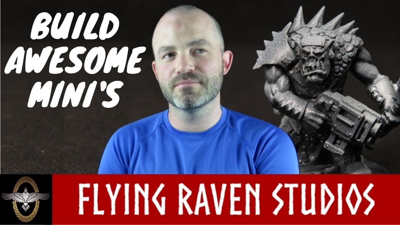 Beginners guide to building a Warhammer Mini - Building and priming an Ork Beast Snagga Boy