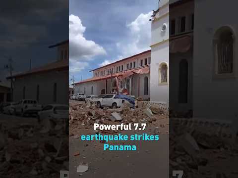 Powerful 7.7 earthquake strikes Panama