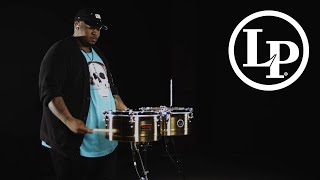 Video thumbnail for LP | Prestige 14" and 15" Brass Timbales (LP1415-B) by Latin Percussion