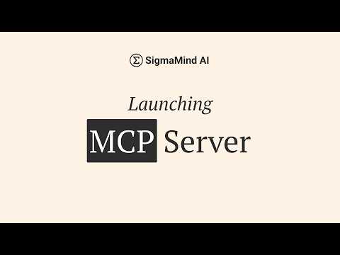 Launching SigmaMind MCP Server - Build Voice Agents with MCP
