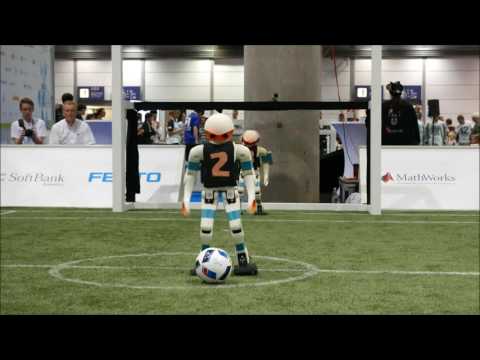 igus Humanoid Open Platform: One Kick at the RoboCup 2016 TeenSize Final