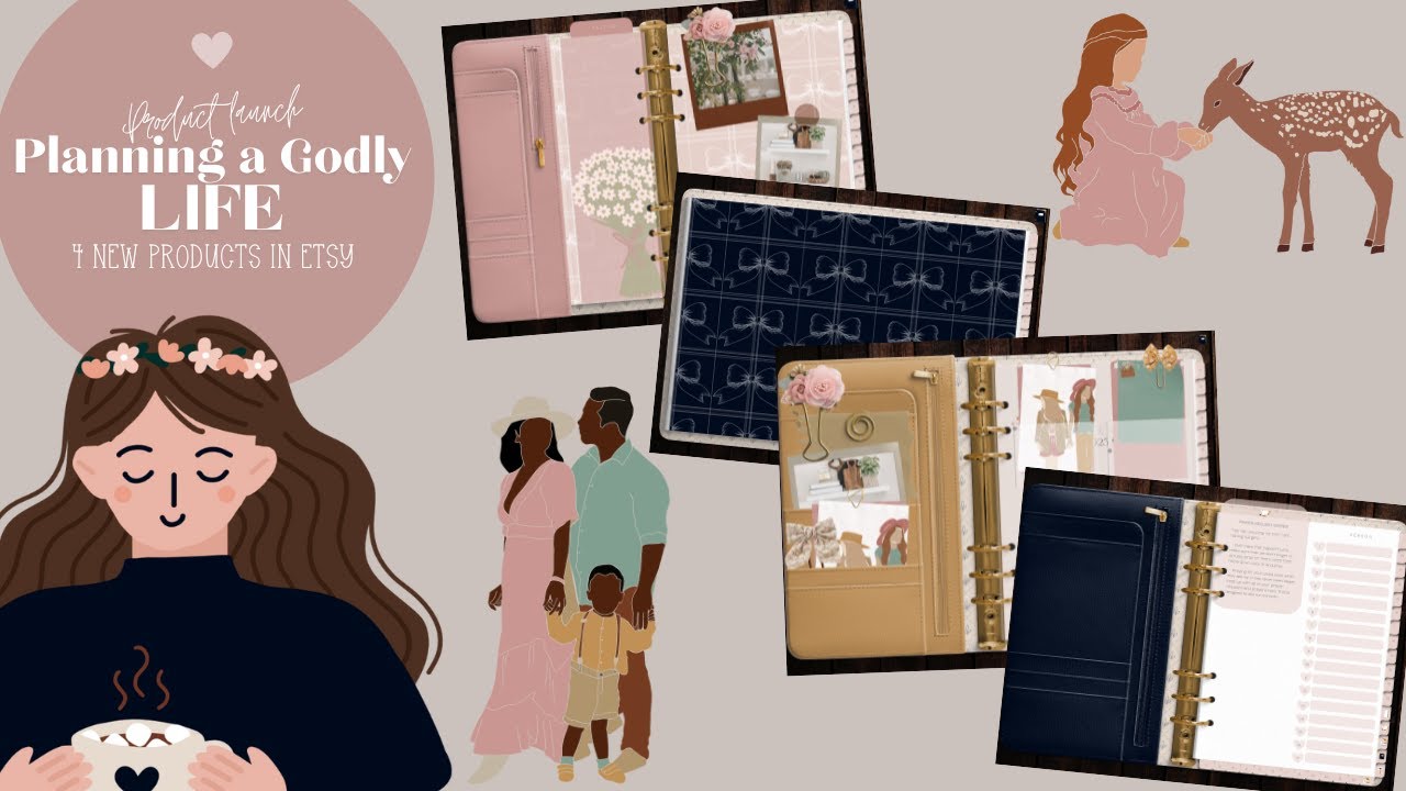 DECEMBER ETSY LAUNCH! NEW BEAUTIFUL COLLECTION AND INSERTS FOR YOUR 2025 PLANNER! IPAD AND SAMSUNG❄️