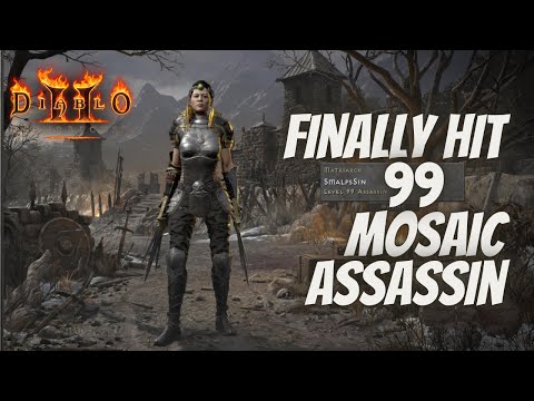 Hit level 99 on Mosaic Assassin! - Diablo 2 Resurrected on PS5