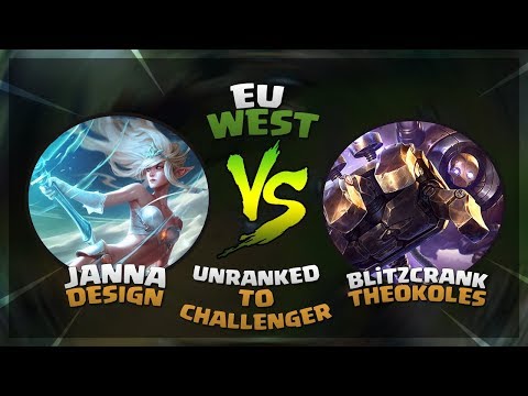 West Unranked - Challenger l Janna vs Blitz (Theokoles)