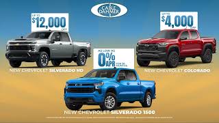 Up to $12,000 OFF a New Chevrolet Silverado HD at Cable Dahmer Chevrolet!
