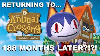 Returning To Animal Crossing Nintendo GameCube 188 Months Later?!