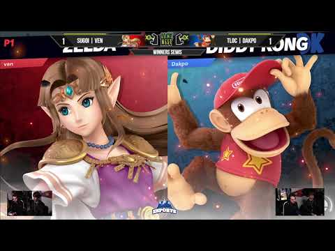 Game Nest Smash It Up: Sugoi | Ven (Zelda) vs TLOC | Dakpo (Diddy Kong) - Winners Semis