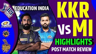 MI VS KKR full match highlights | kkr vs mi match 2020 | mumbai indians vs kolkata Knight riders