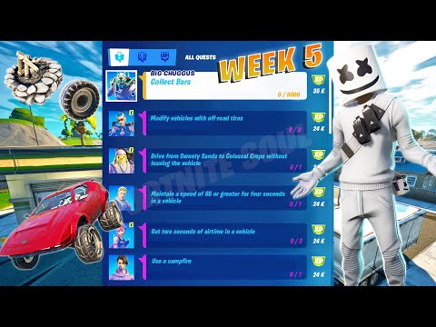 Fortnite All *LEAKED* Week 5 Legendary & Epic Quests(Challenges) Guide - Chapter 2 Season 6