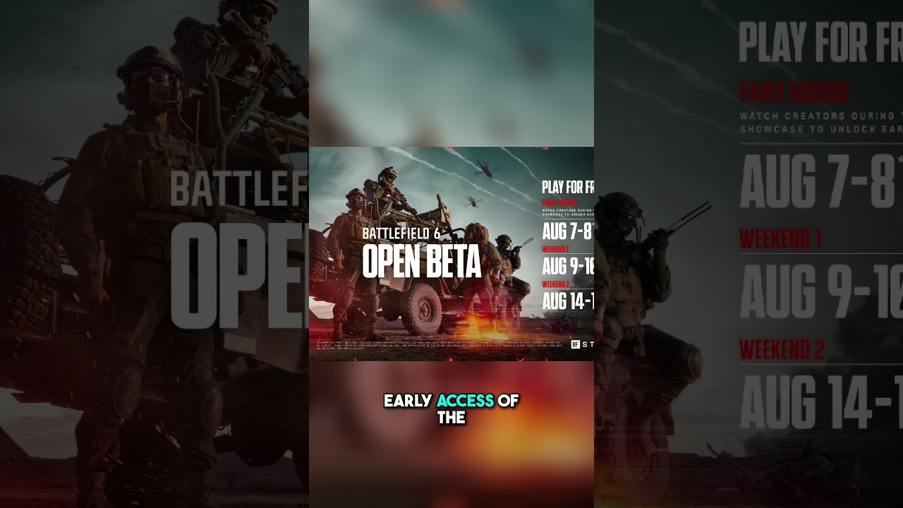 Get Battlefield 6 Open Beta Access - Dates, Times, and How to Join!