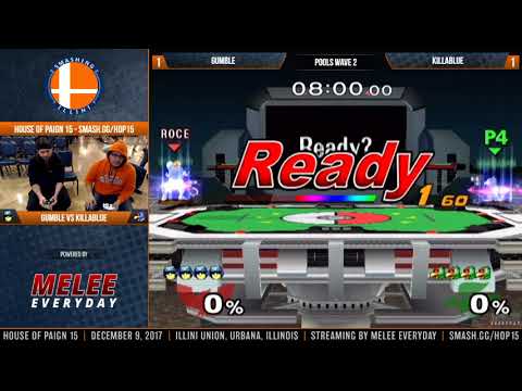 House of Paign 15 - Gumble (Captain Falcon) vs. KillaBlue (Falco) - SSBM - Pools, Wave 2