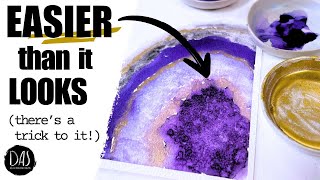 No Experience? No Problem! Paint a Beautiful Geode in Watercolor!