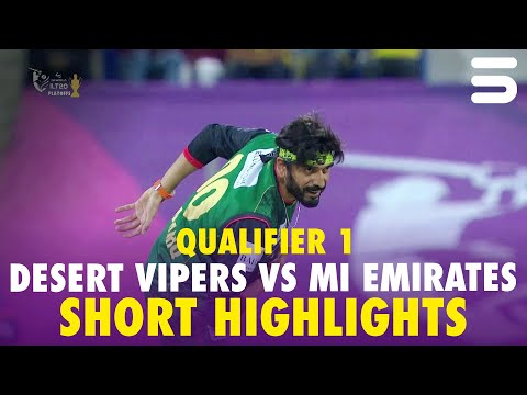 Short Highlights | Desert Vipers vs MI Emirates | Qualifier 1 | DP World ILT20 | M3Y1J