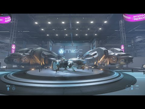 Star Citizen 3.7.2 Gameplay 1440p 60fps - IAE 2949 WalkAround Day 4 - MISC Ships