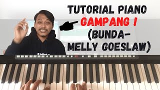 Download lagu Tutorial Piano (Bunda - Melly Goeslaw) Gampang Banget !!! mp3
