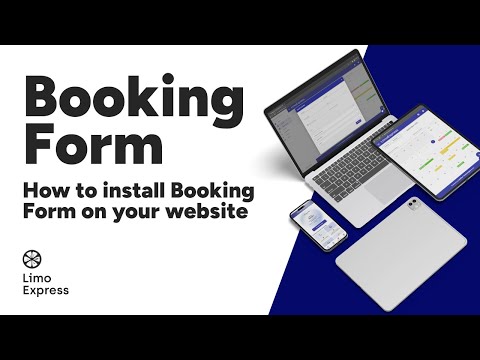 limoexpress How to install Booking Form on your website
